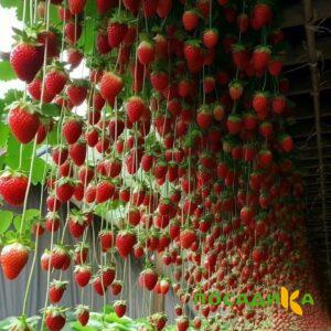 Клубника ампельная Анастасия купить по цене от 370р. в интернет-магазине «Посадика» с доставкой почтой в в Пугачеве и по всей России – [изображение №1].